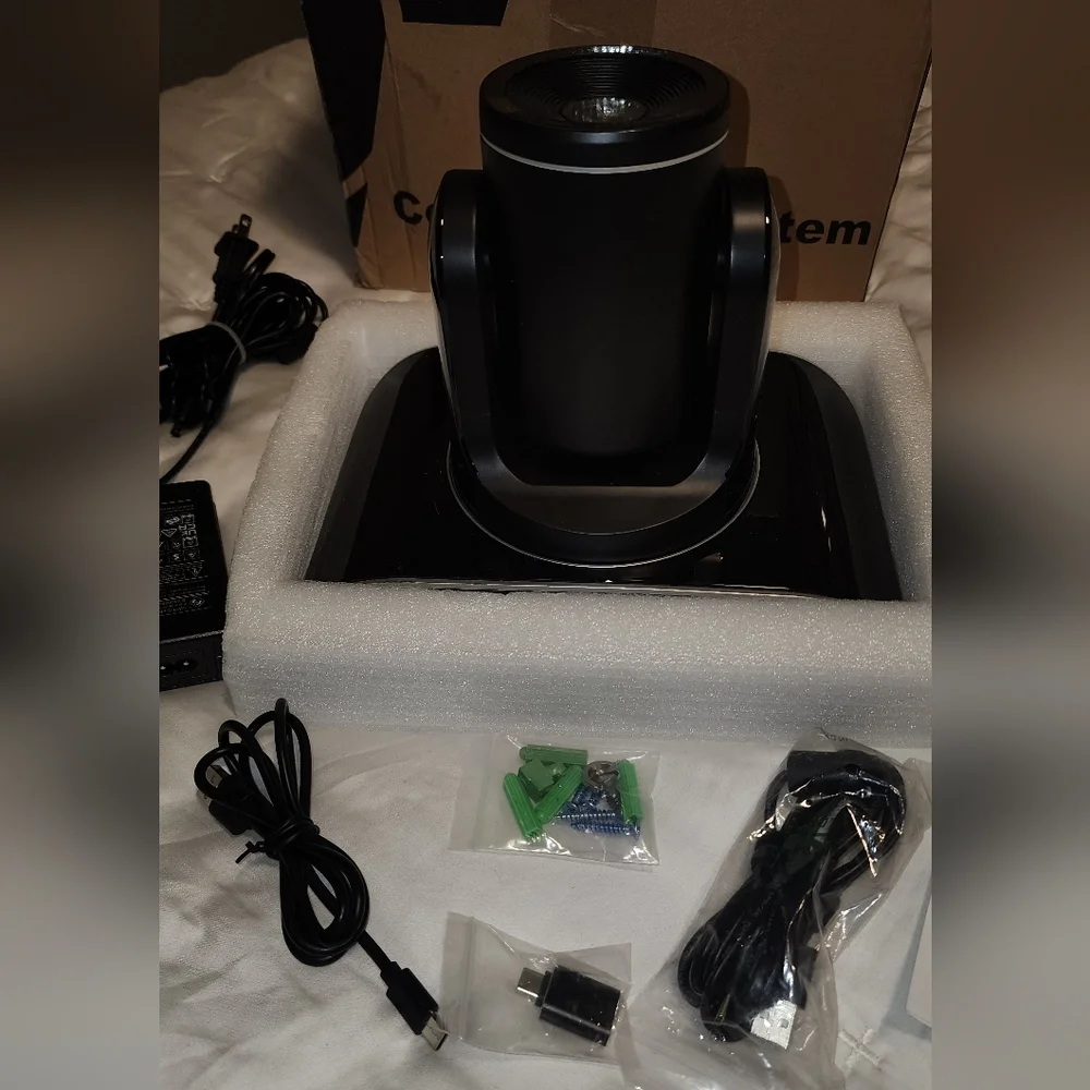 TONGVEO PTZ Conference Room Video Camera System HD 1080P 60fps 3X Optical Zoom